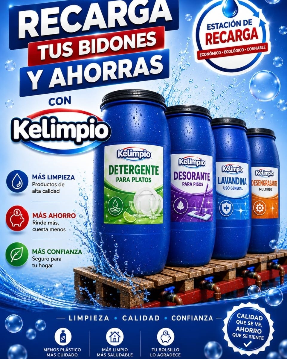 Estación de recarga de bidones Kelimpio
